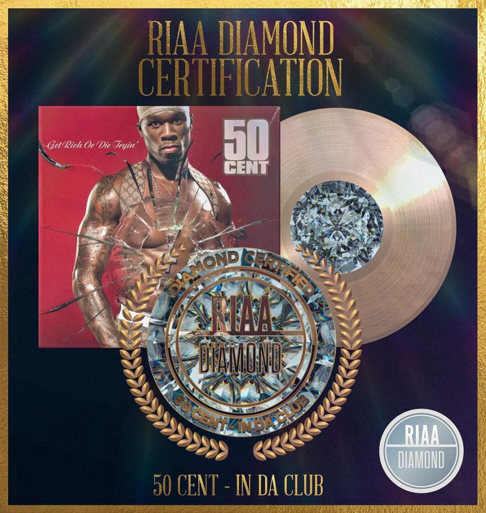 50 Cent - In Da Club (disco di diamante)
