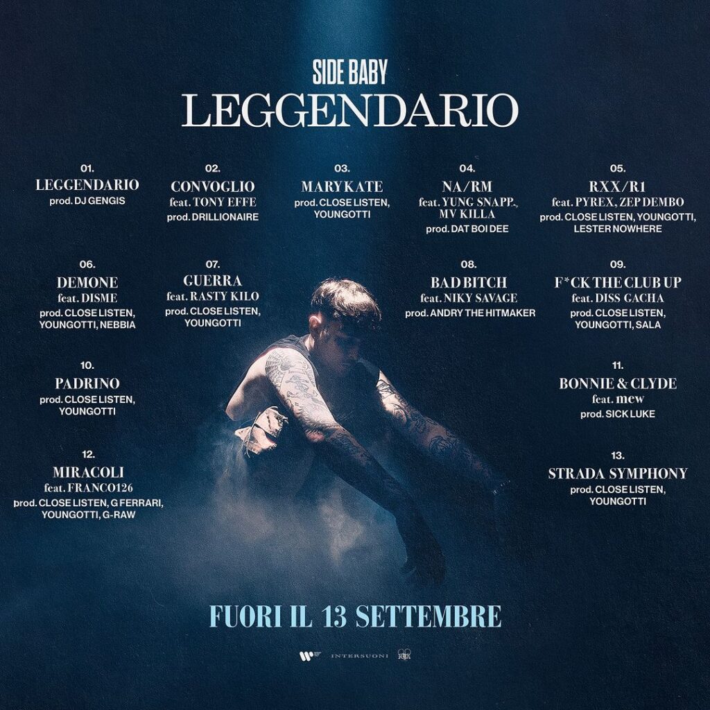 Side Baby - Leggendario (tracklist)